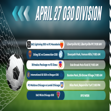 April 27 O30 Schedule